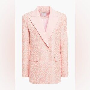 Sandro PARIS Pink jacquard blazer